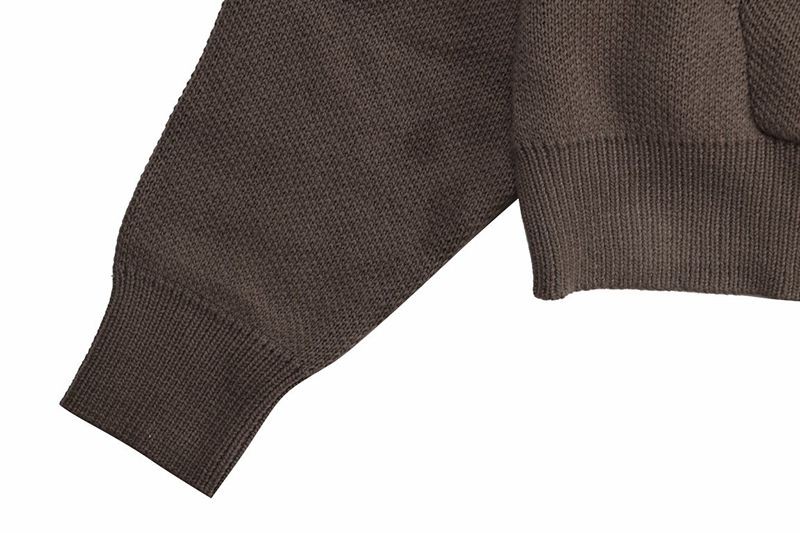 【日本未発売】フィアオブゴッド 偽物 エッセンシャルズ ニットフーデッドジャンパー fit99438